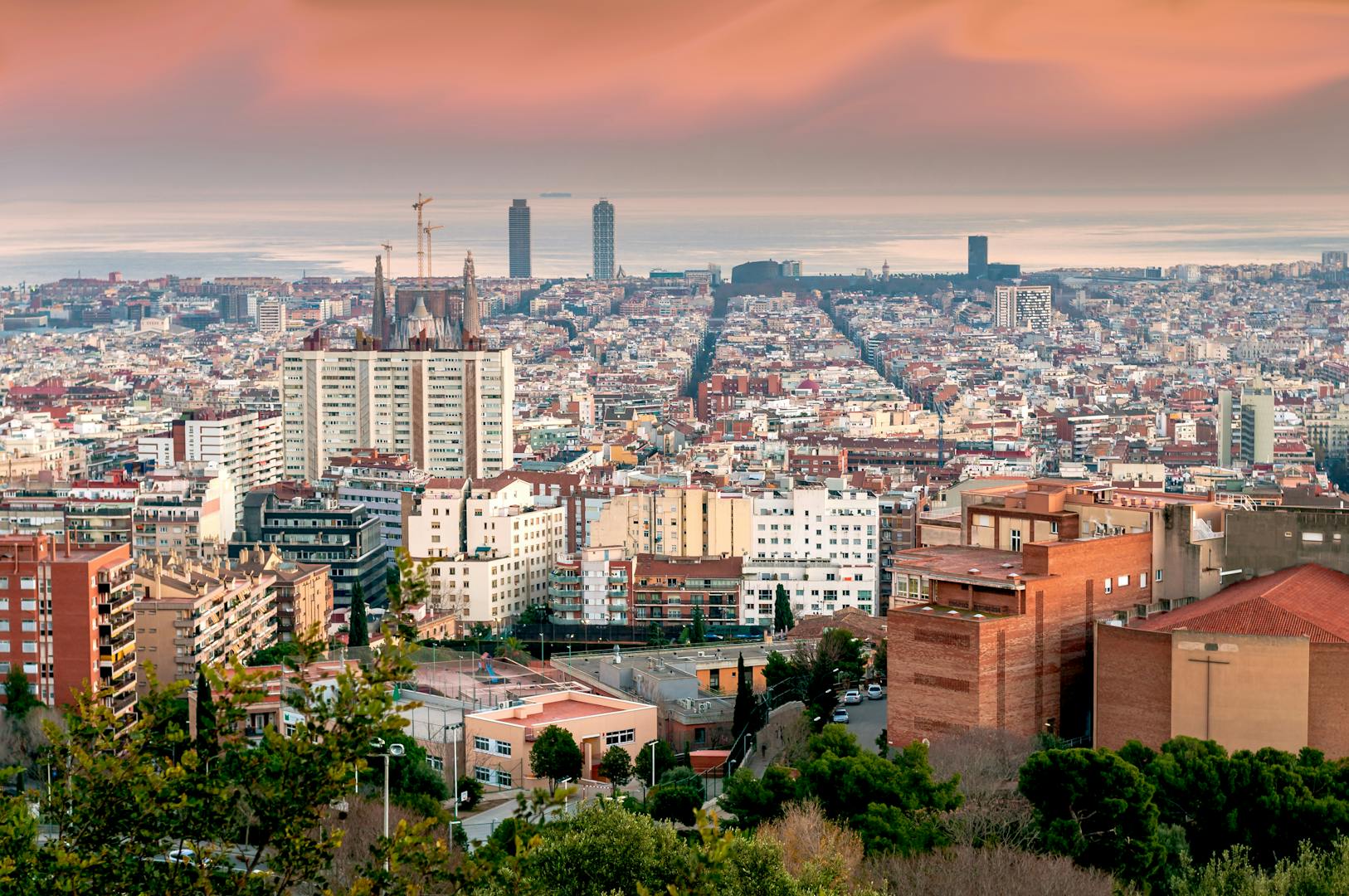 Barcelona skyline